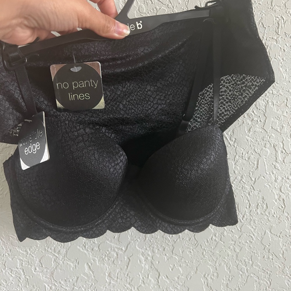 Black panty set 34A